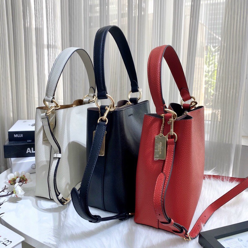 Túi C0ACH BUCKET SMALL 3 màu chuẩn xuất dư