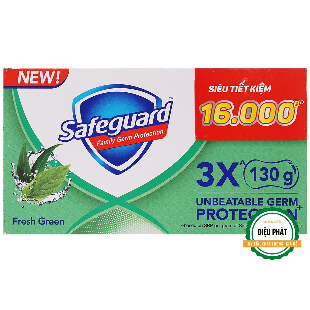 ⚡️ [Combo 3] Xà Phòng, Xà Bông Cuc Safeguard Thảo Mộc Thơm Mát 130g/Cục