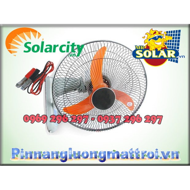 Quạt treo tường kẹp bình ắc quy 12V -  B3 | BigBuy360 - bigbuy360.vn