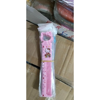 Thước nhựa có lược 15cm hình Kitty