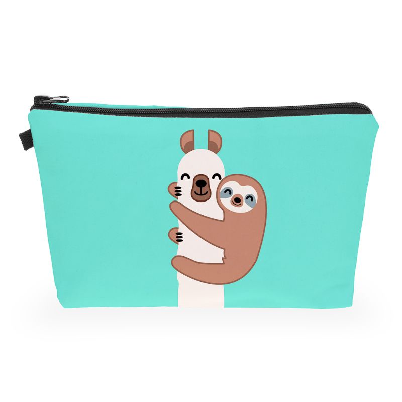Túi Đựng Mỹ Phẩm Hình Lạc Đà Alpaca Xinh Xắn Tiện Dụng
