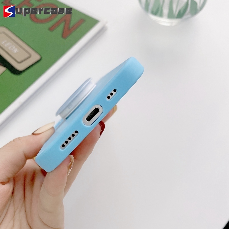 POP SOCKET Ốp Lưng Màu Gradient Có Giá Đỡ Tiện Dụng Cho Xiaomi Mi A2 Lite Redmi Note 7 6 5 Pro 7a Y3