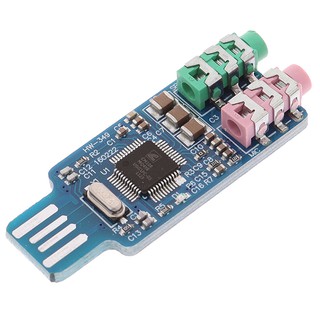 CM108 USB Drive Free USB Sound Card Laptop Computer External Sound Card Module
