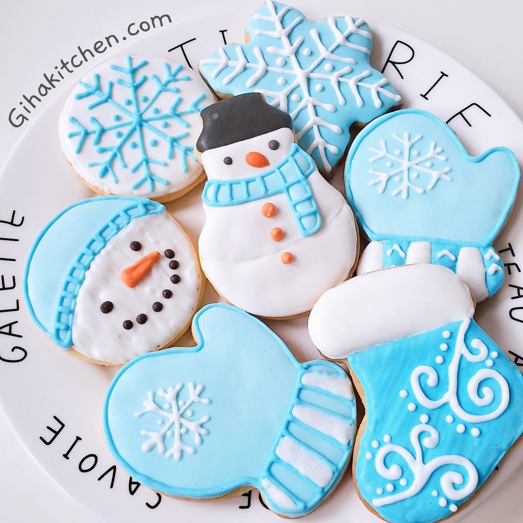 SẴN HÀNG | Set bánh quy giáng sinh ông già Noel, Snow man, bánh người gừng kèm hộp đem tặng xinh xắn. | BigBuy360 - bigbuy360.vn