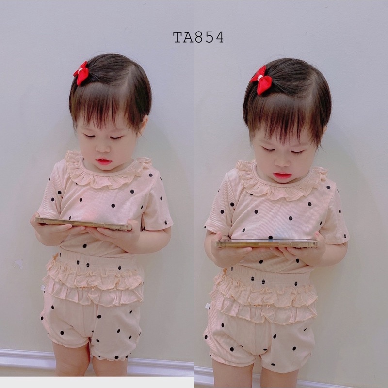 Đồ bộ lửng mặc nhà chất tăm lạnh mát mẻ cho bé