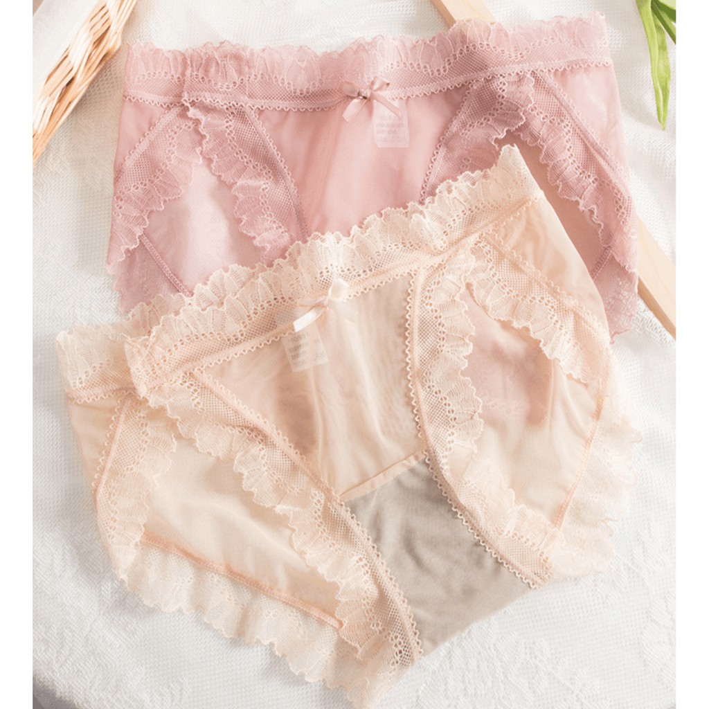 QUẦN LÓT REN LƯỚI LACE CHỐNG HẰN VIỀN PHONG CÁCH NHẬT BẢN Q297 | BigBuy360 - bigbuy360.vn