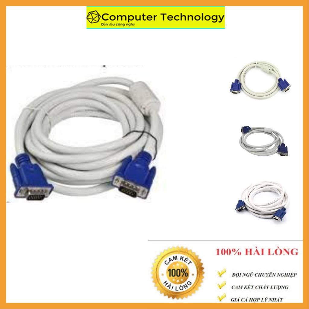 Dây tín hiệu VGA dài 3m, 5m trắng chống nhiễu.hàng giá rẻ ổn định