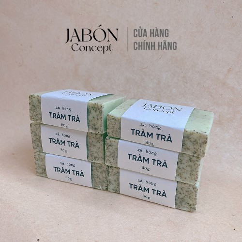 Xà Bông Handmade 80gram Bạc Hà và Tinh Dầu Tràm Trà Xà Phòng Hữu Cơ Giảm Mụn Thiên Nhiên Jabón Concept | BigBuy360 - bigbuy360.vn