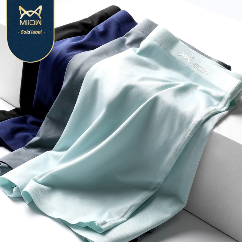 Quần lót boxer nam MB304 vải lụa lạnh siêu mỏng thoáng khí thời trang mùa hè