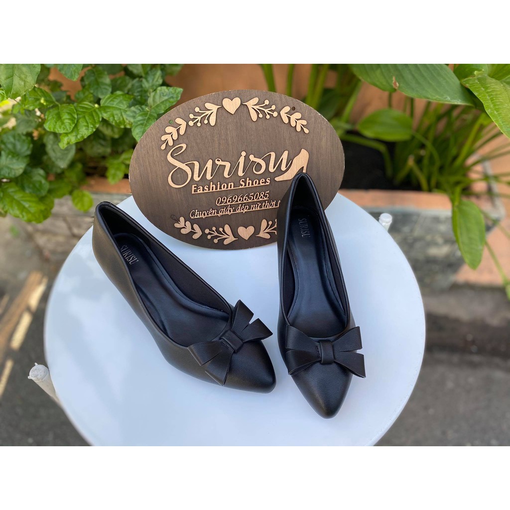 Gót  vuông Surisru  nơ  cao 4cm  mã số 3159