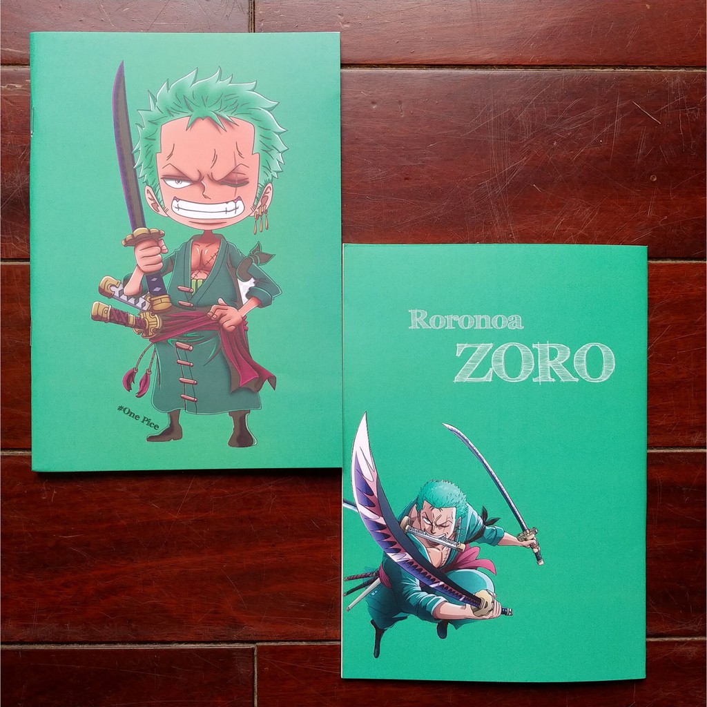 Vở Zoro bìa xanh khổ A5 như hình 80trang