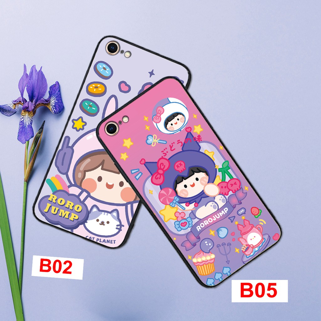 ỐP LƯNG IPHONE 5/5S/6/6s/6 plus /6s plus/7/8/SE 2020 CÔ GÁI JUMP RORO CỰC ĐẸP BẢO VỆ MẶT LƯNG MÁY