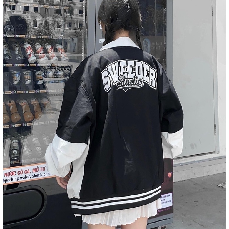 Áo Khoác Jacket Form Rộng BOB Phong Cách Ulzzang