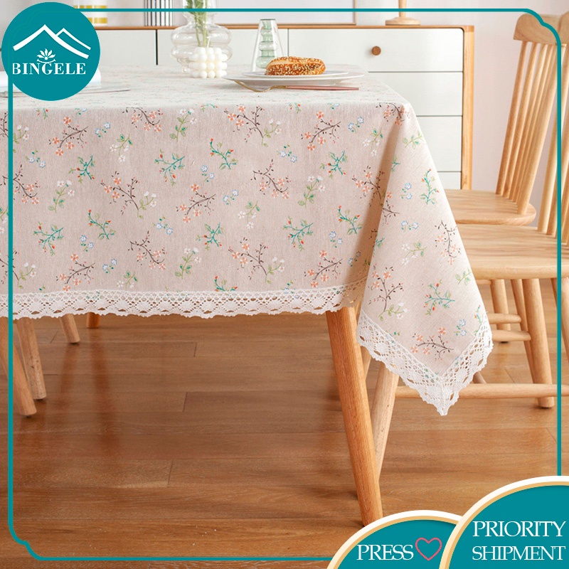 Bingele Khăn Trải Bàn Décor Vải Vinatge Thảm Trải Bàn Làm Việc Tấm Trải Bàn Ăn Thảm Trải Bàn Ăn Trà Phòng Khách Nhà Hang Dài Nhỏ Khăn Trải Bàn Vải Lanh Hình Chữ Nhật Vuông Đẹp Ăn Cao Cấp Khăn Trải Bàn Học Thảm Trải Bàn Vintage 1m2 1m8