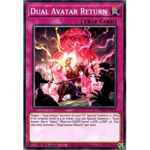 Thẻ bài Yugioh - TCG - Dual Avatar Return / PHRA-EN073'