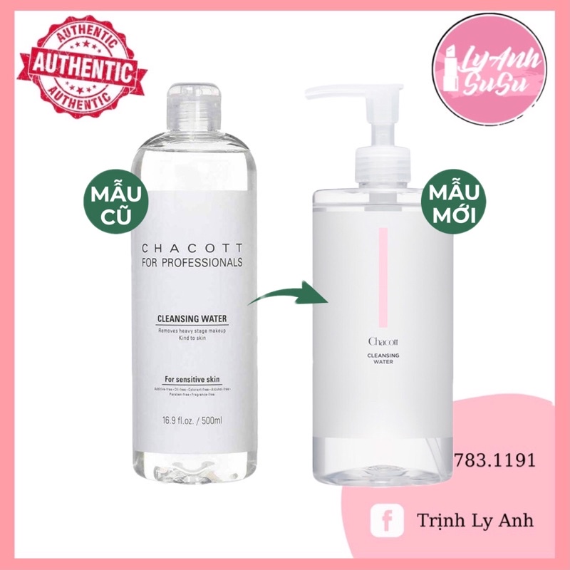 Tẩy trang Chacott Cleansing water