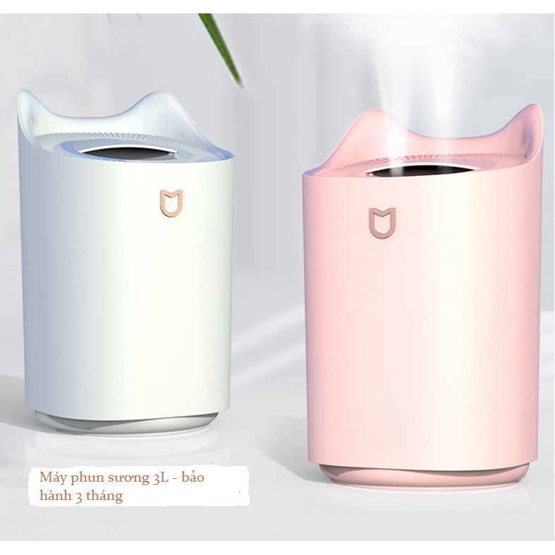 Máy Phun Sương Tạo Độ Ẩm, Xông Tinh Dầu 2 Đầu