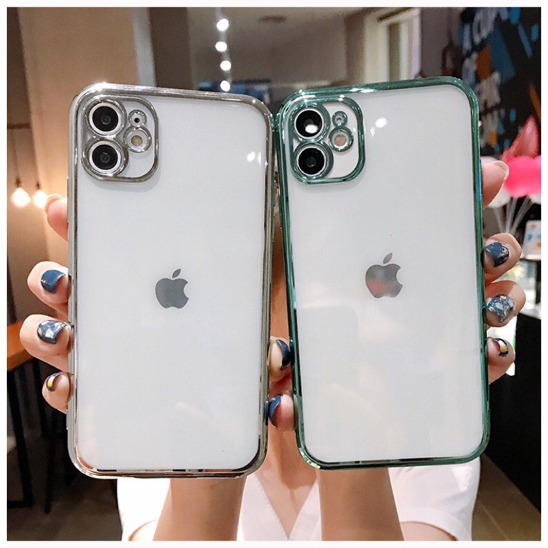 Ốp lưng iphone bảo vệ camera vuông viền cho iphone 12Pro Max/iP12Pro/iP11Pro Max/iP11/Xs Max | BigBuy360 - bigbuy360.vn