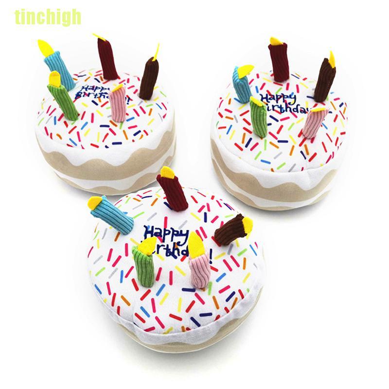 Đồ Chơi Nhồi Bông Hình Bánh Sinh Nhật Dễ Thương