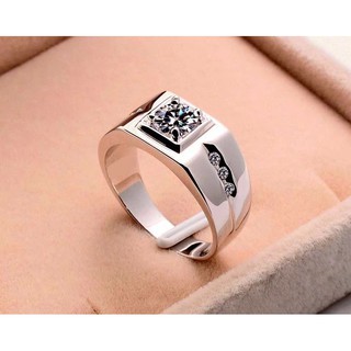 Nhẫn nam nữ bạc 925 đính đá ring for wedding