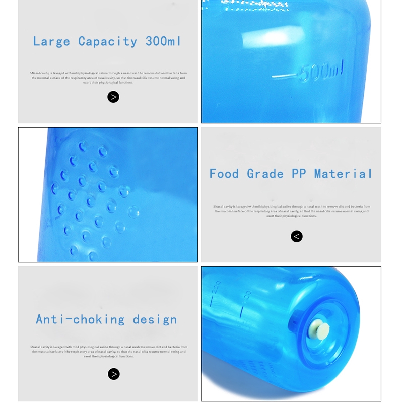 Bình rỗng làm sạch mũi chống suyễn 300/500ml