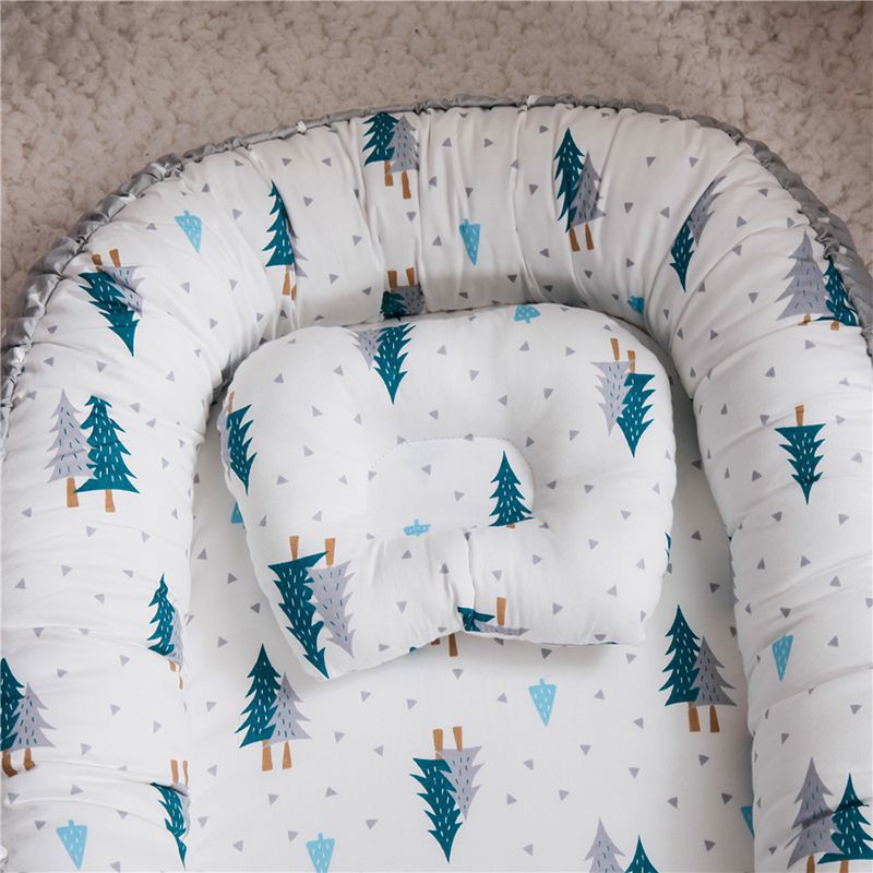 Gối bảo vệ đầu bằng cotton cho trẻ sơ sinh