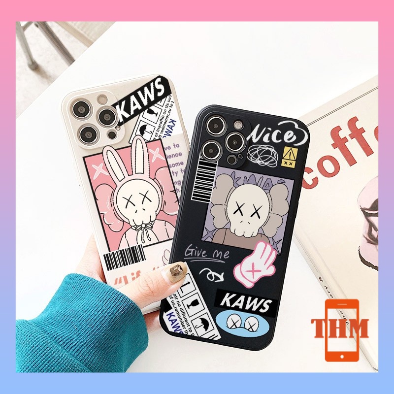 Ốp lưng iphone Điện Thoại In Hình KAWS Cho iPhone 6/6plus/6s/6splus/7/7plus/8/8plus/x/xr/xs/11/12/13/pro/max/plus/promax-骷髅头