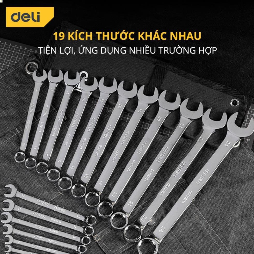 [LIFEDL157] Cờ Lê Hai Đầu Đa Năng Deli Đa Dạng Kích Thước - Chất Liệu Cao Cấp Chống Mòn, Gỉ Sử Dụng Lâu Dài - DL130018 .