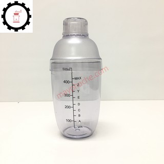 Bình lắc Shake 500ml vạch sơn đen