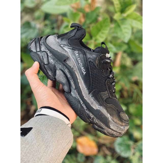 [ CTV ] Giày thể thao Balen Trips 3s Đen Full Rep (Có sẵn)