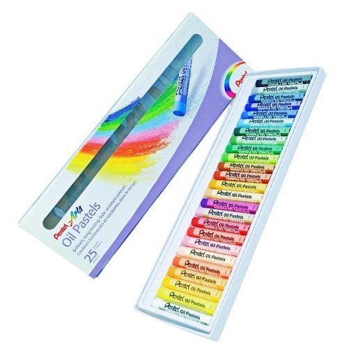 SÁP DẦU PENTEL 25 màu - OIL Pastel PENTEL - Sáp Tô Màu