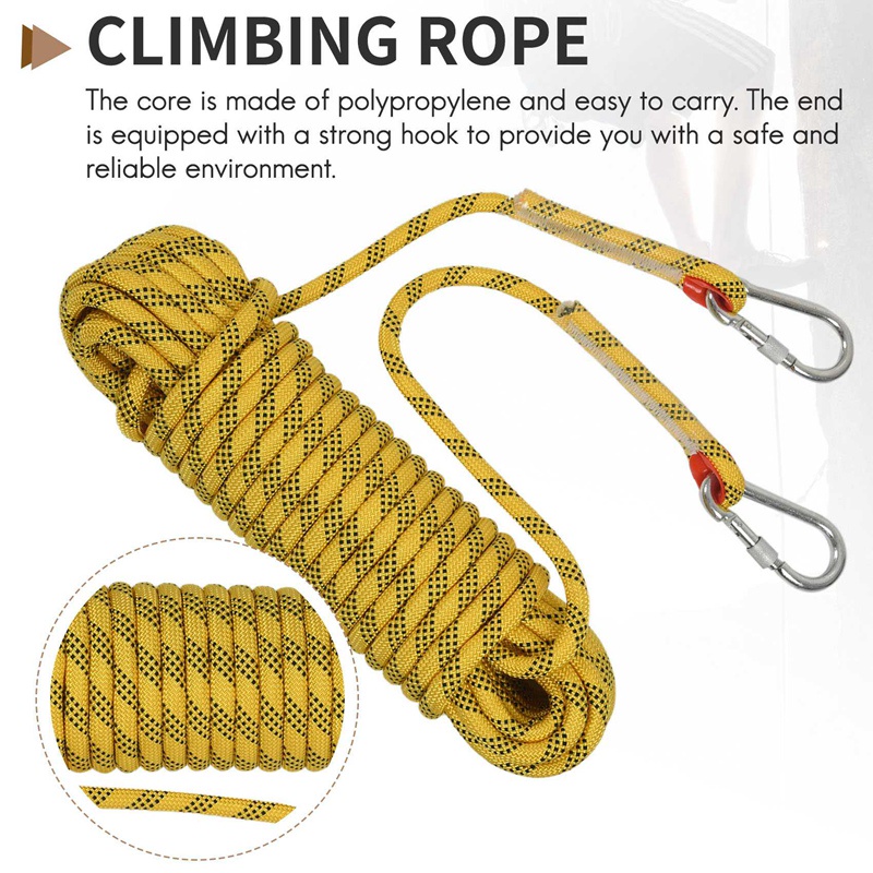 Dây thừng leo núi đường kính 12mm dài 20m