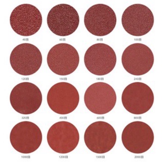 10 tờ giấy nhám tròn đế lông 100mm