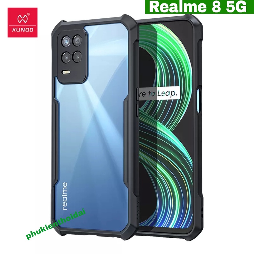 Ốp lưng Oppo Realme 8 5G hiệu Xundd lưng trong viền màu chống sốc thời trang cao cấp siêu bền