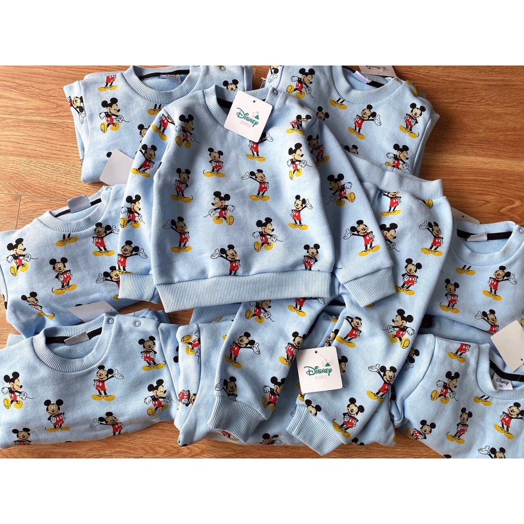 Bộ nỉ da cá Mickey Disney xuất xịn