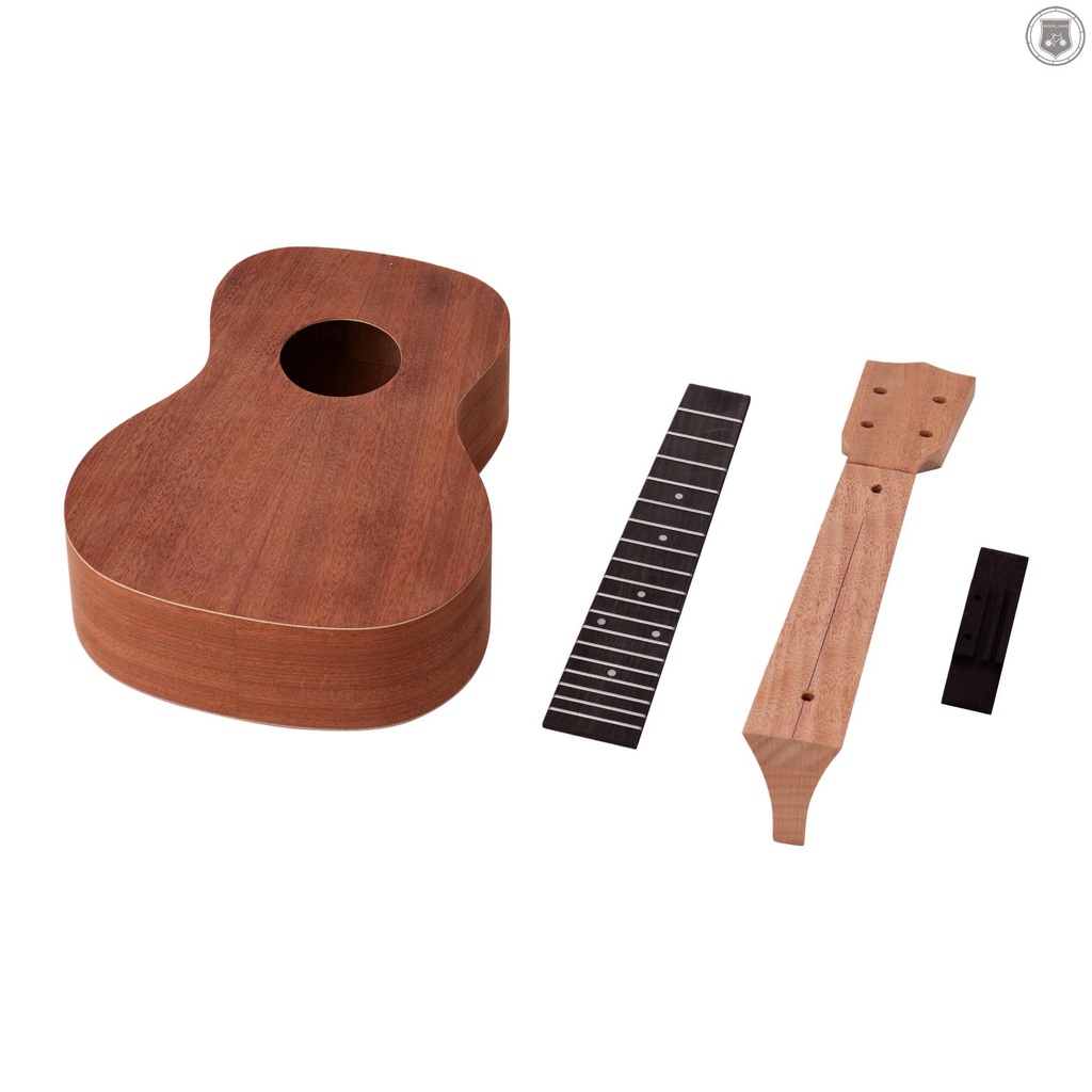 Bộ Dụng Cụ Chỉnh Dây Đàn Ukulele Bằng Gỗ Trơn 21 Inch Diy