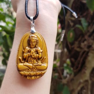 Combo mặt phật Như Lai Đại Nhật kèm dây da
