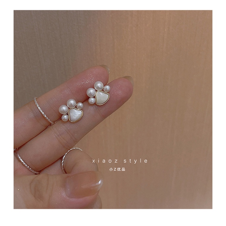 Bông Tai Mạ Bạc 925 Hình Móng Vuốt Mèo Dễ Thương Thời Trang Cho Nữ 2022