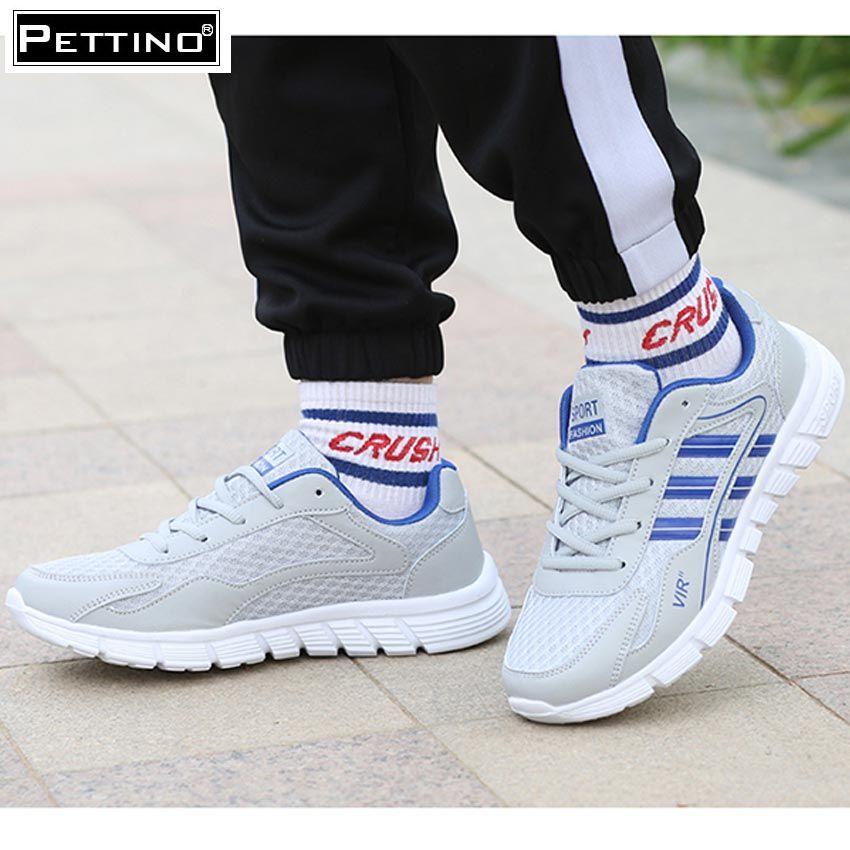 Giày sneaker nam (PHOM NHỎ) thời trang chất liệu vải lưới thoáng khí siêu nhẹ êm chân PETTINO-PS03