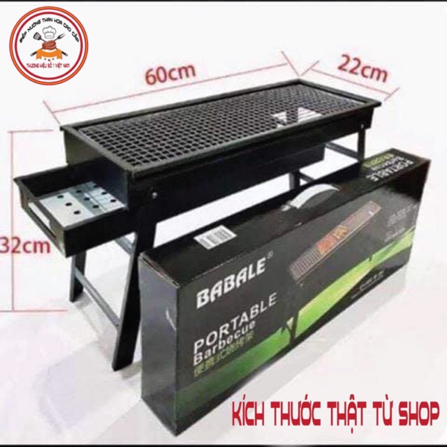 BẾP NƯỚNG THAN HOA BBQH ngoài trời cao cấp có chân cao cấp