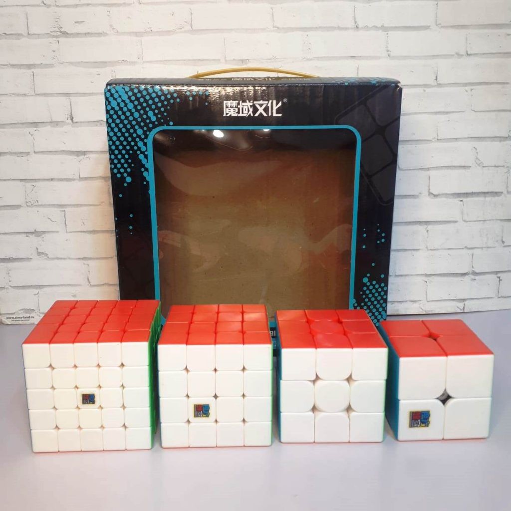 Combo Rubik 2x2 3x3 4x4 5x5 Meilong Gift Box (Bản Mới Của MF Gift Box)