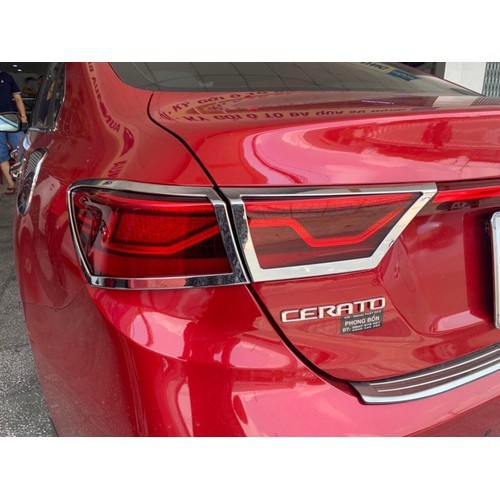 Viền Đèn Pha Hậu Xe Kia Cerato 2019 2020 2021 Mạ Crom