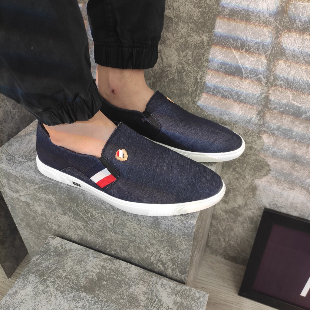 Giày lười vải nam đế cao su TL279 Shop Thành Long chuyên giày vải nam | BigBuy360 - bigbuy360.vn