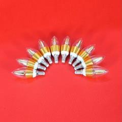 Bộ 3 bóng đèn LED C35 4w hình quả nhót đổi màu đui E14