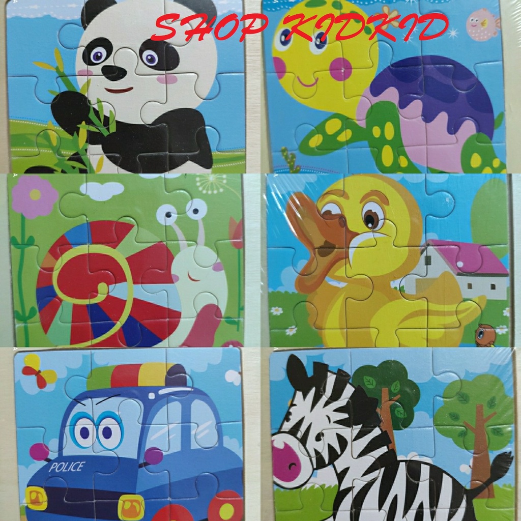 Tranh gỗ ghép 9 miếng cho bé