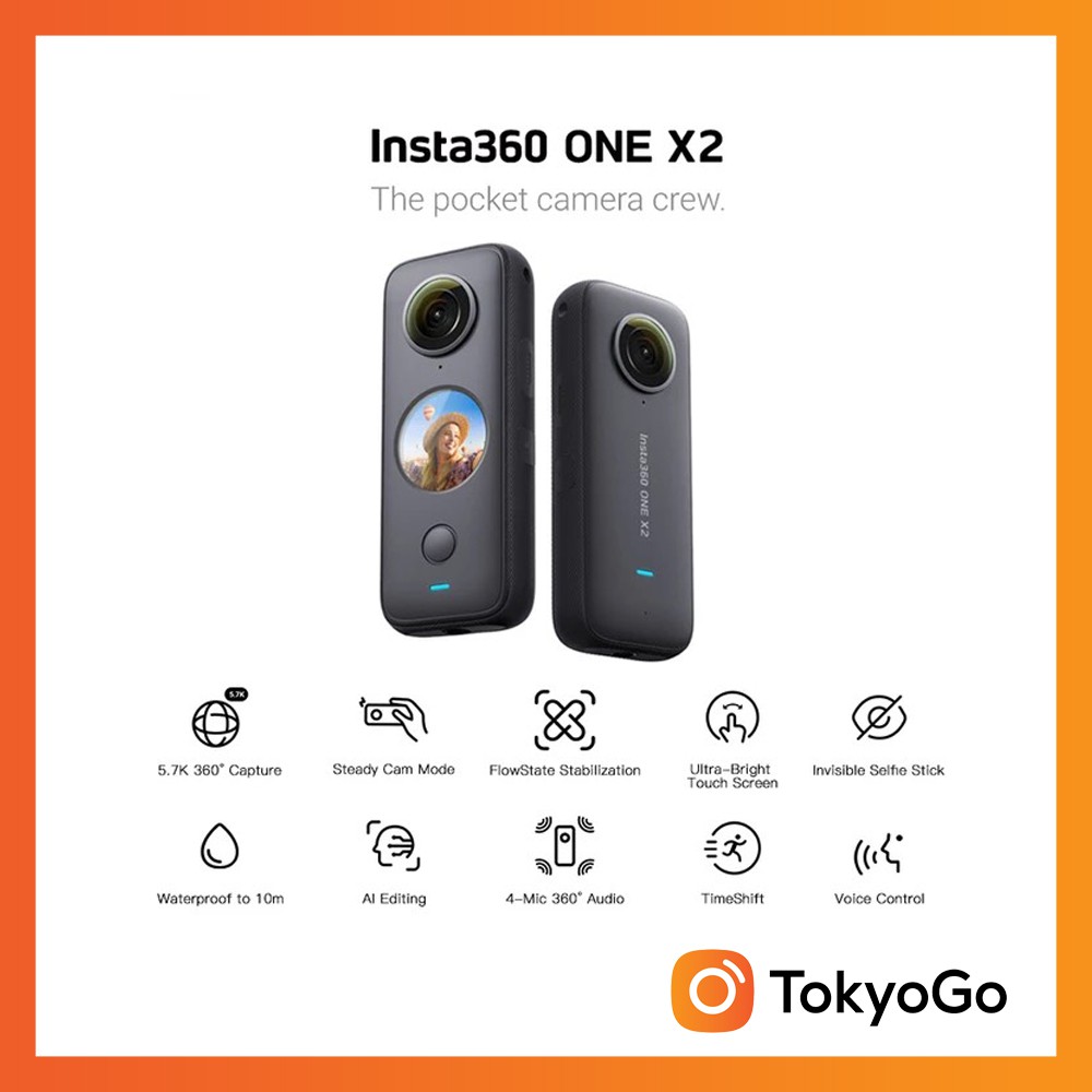 Camera Insta360 ONE X2 | Chính hãng Tặng Thẻ 64G Tốc Độ Cao | BigBuy360 - bigbuy360.vn