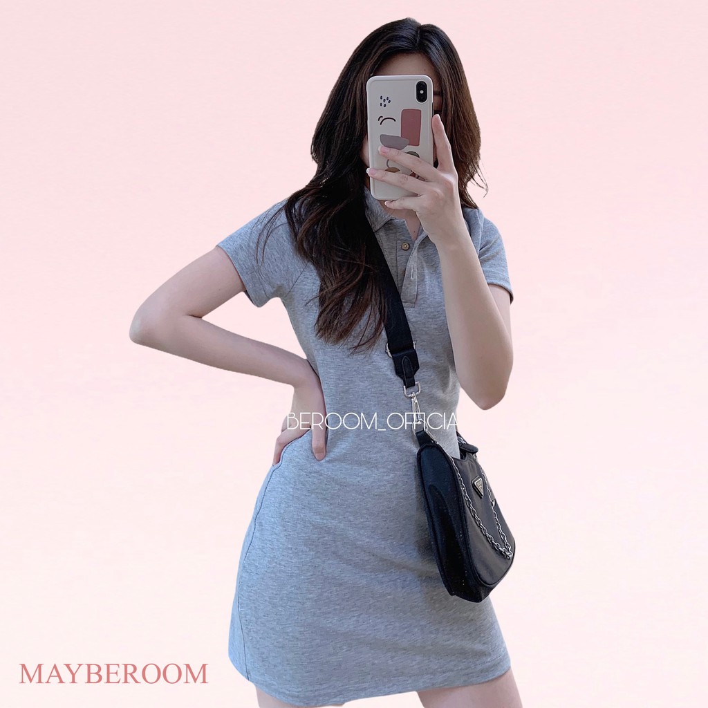 Váy polo dáng suông hơi ôm Mayberoom | BigBuy360 - bigbuy360.vn