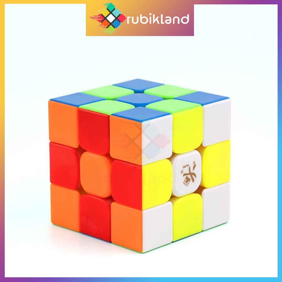 Rubik DaYan ZhanChi Pro M Stickerless Có Nam Châm Cao Cấp Flagship Rubic 3 Tầng Đồ Chơi Trí Tuệ Trẻ Em