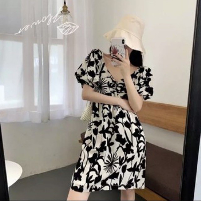 Váy nữ ❤️FREESHIP❤️ Đầm hoa Quảng Châu oder giá rẻ