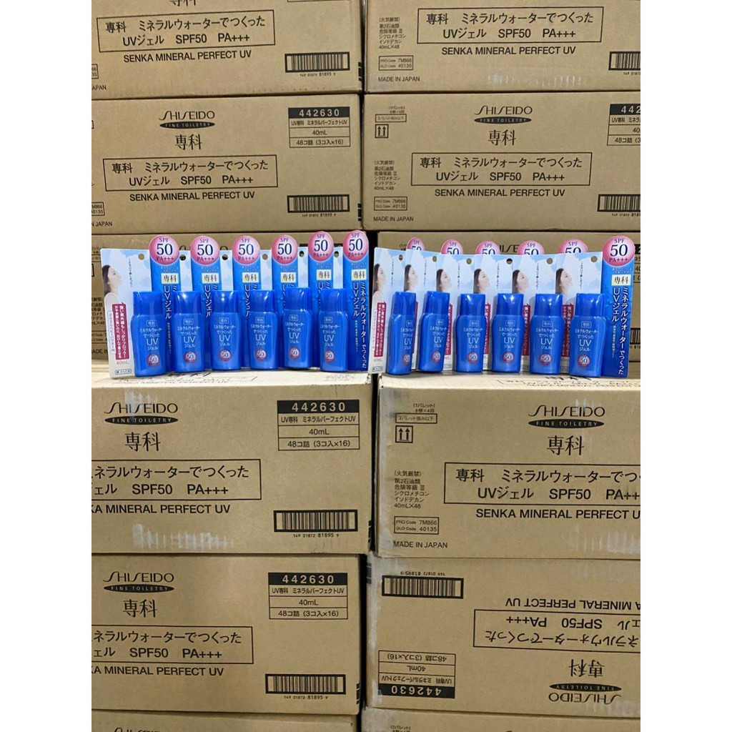 kem chống nắng shisedo Senka UV SPF 50/PA+++ 40ml ( chuẩn hàng nhật )